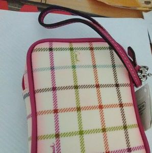 Coach Wristlet with Strap